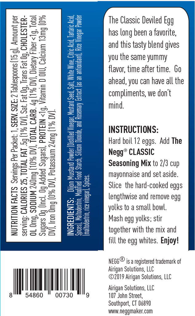 Negg® Egg Peeler and Negg® Deviled Egg Seasoning Bundle– Negg Egg