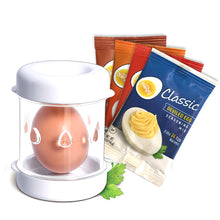 Negg Egg Peeler White and 4  Seasoning Variety