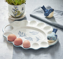 Two Songbirds and Deviled Egg Tray.