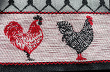 Ribbon of Chickens on Mierco Towel